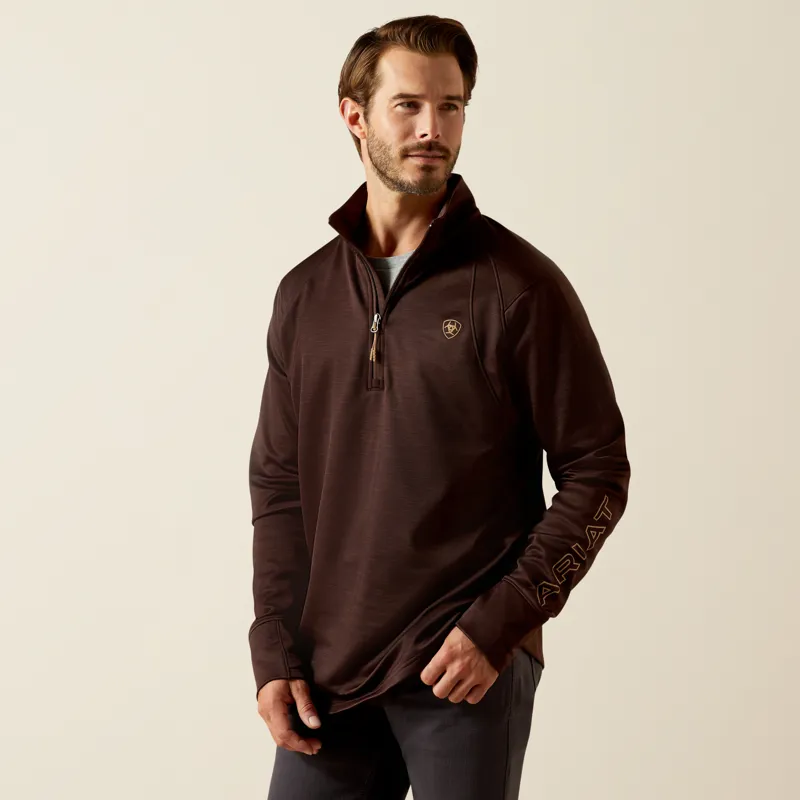 Ariat Mens Team EQ 1/2 Zip Pullover Java-3