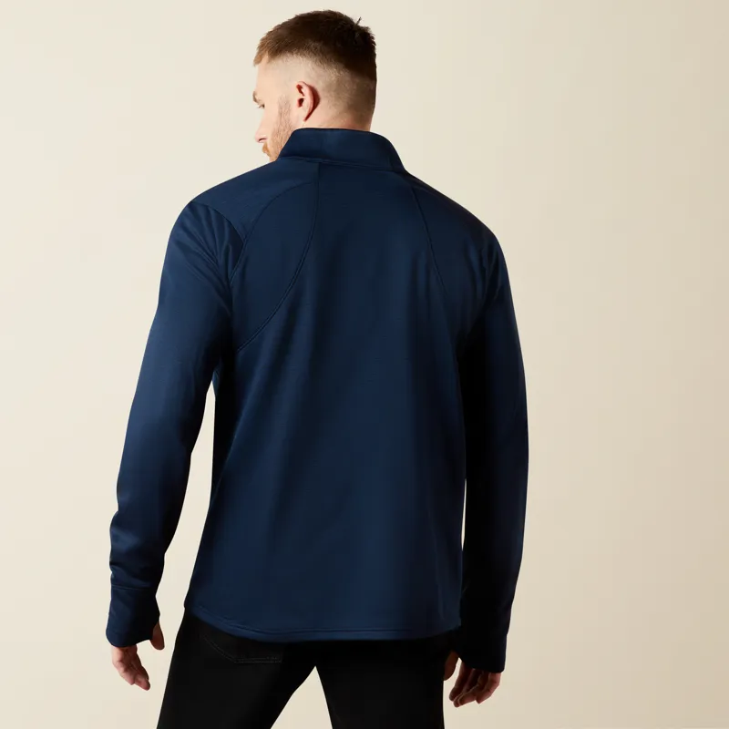 Ariat Mens Team EQ 1/2 Zip Pullover Navy-1