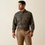 Ariat Mens Rebar Flannel Durastretch Work Shirt Burnt Olive