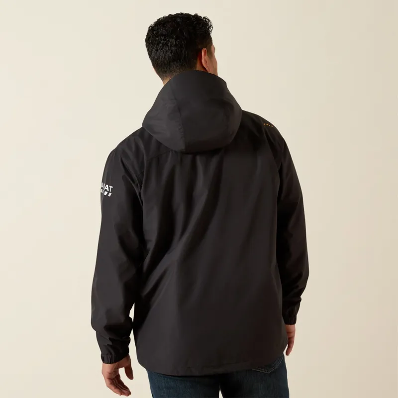 Ariat Rebar Mens Stormshell Lightweight Waterproof Jacket Black-1