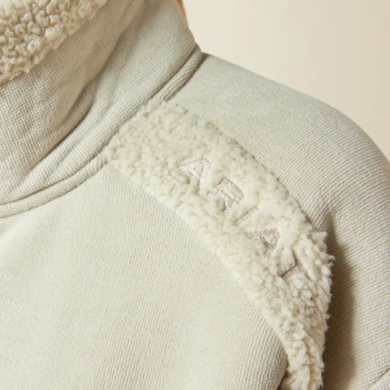 Ariat Ladies Lafayette Full Zip Full Zip Fleece Pelican-3