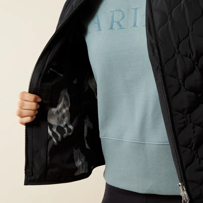 Ariat Ladies Ashley 2.0 Insulated Vest Black-2