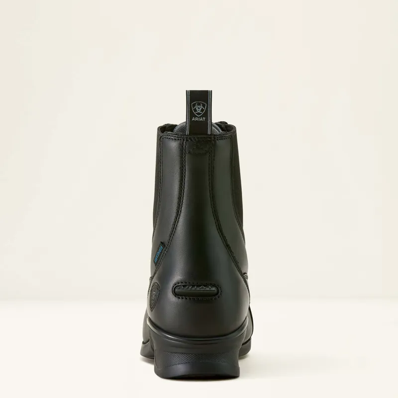 Ariat Ladies Heritage Zip Waterproof Paddock Boot Black-4