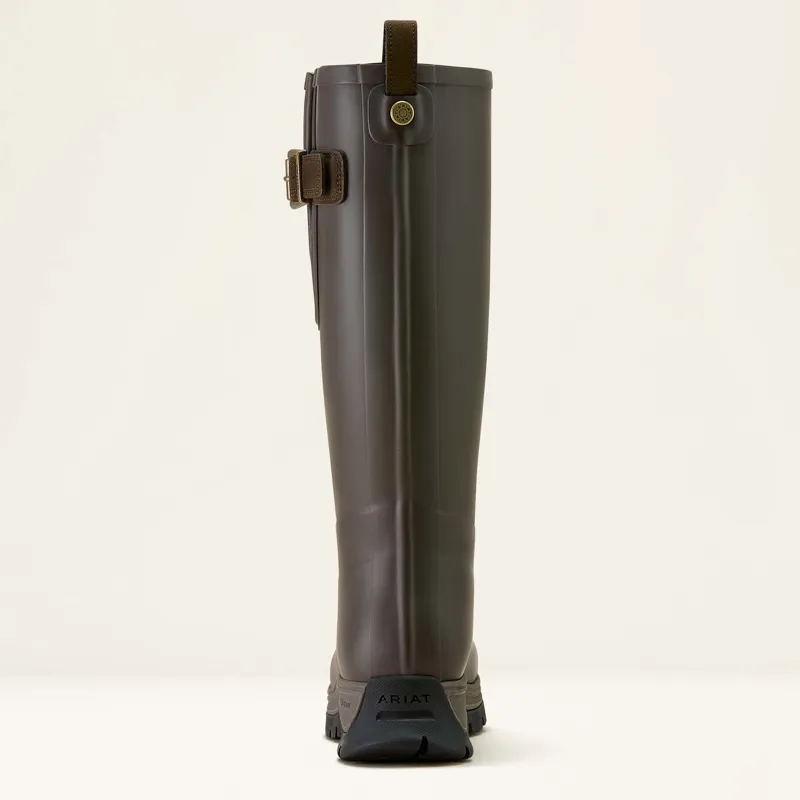 Ariat Ladies Woodstock Rubber Boot Bracken Brown-3