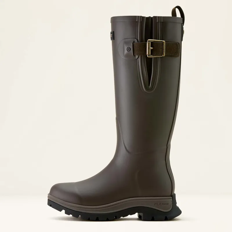 Ariat Ladies Woodstock Rubber Boot Bracken Brown-4