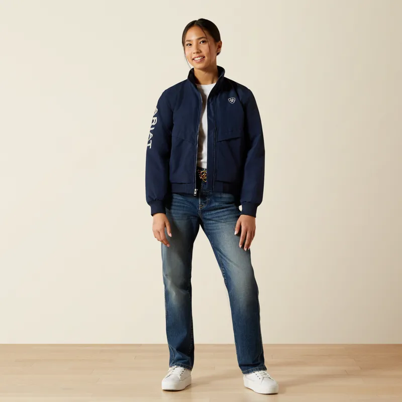 Ariat Youths Stable 2.0 Insulated Jacket Navy-1