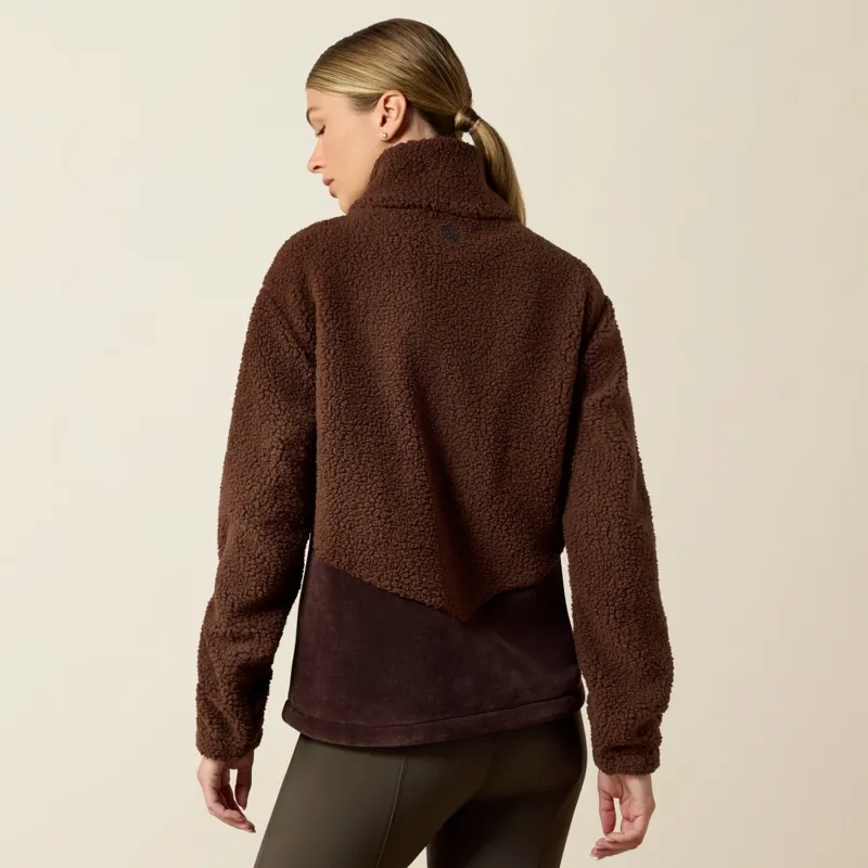Ariat Womens Laviolette Full Zip Chocolate Plum-1