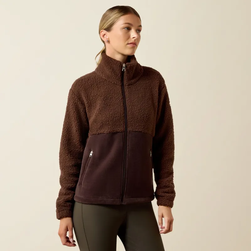 Ariat Womens Laviolette Full Zip Chocolate Plum