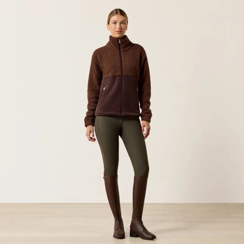 Ariat Womens Laviolette Full Zip Chocolate Plum-3