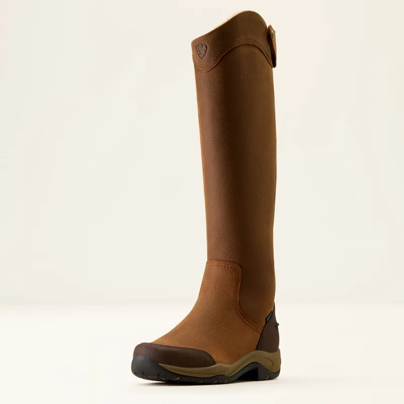 Ariat Womens Telluride Tall Sherpa Waterproof Boot Barn Brown-2