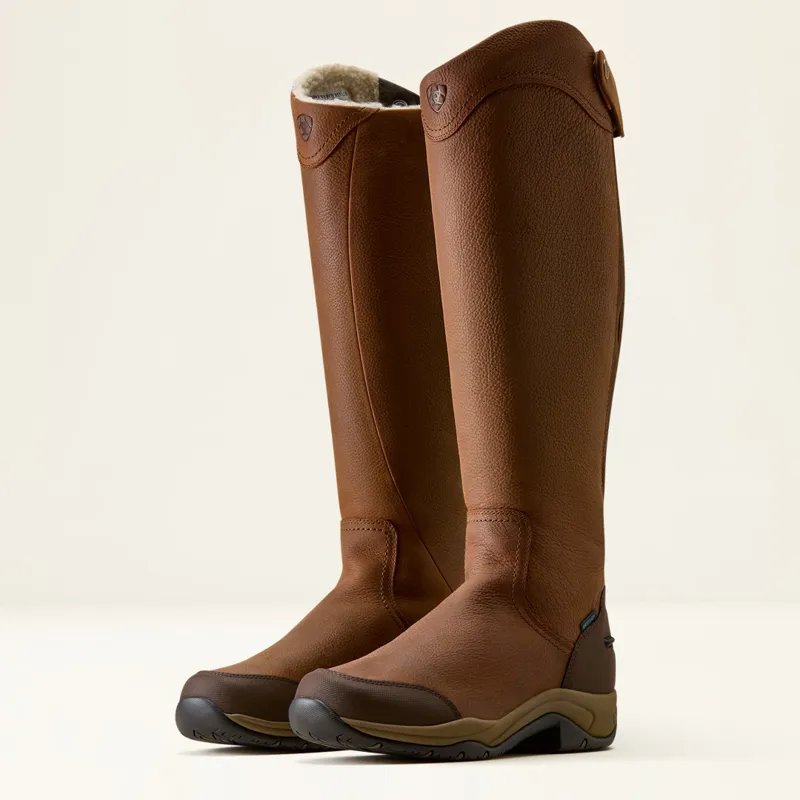 Ariat Womens Telluride Tall Sherpa Waterproof Boot Barn Brown