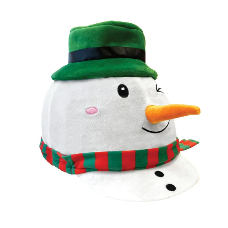 Equetech Childs Freezy Snow Man Hat Silk White One Size