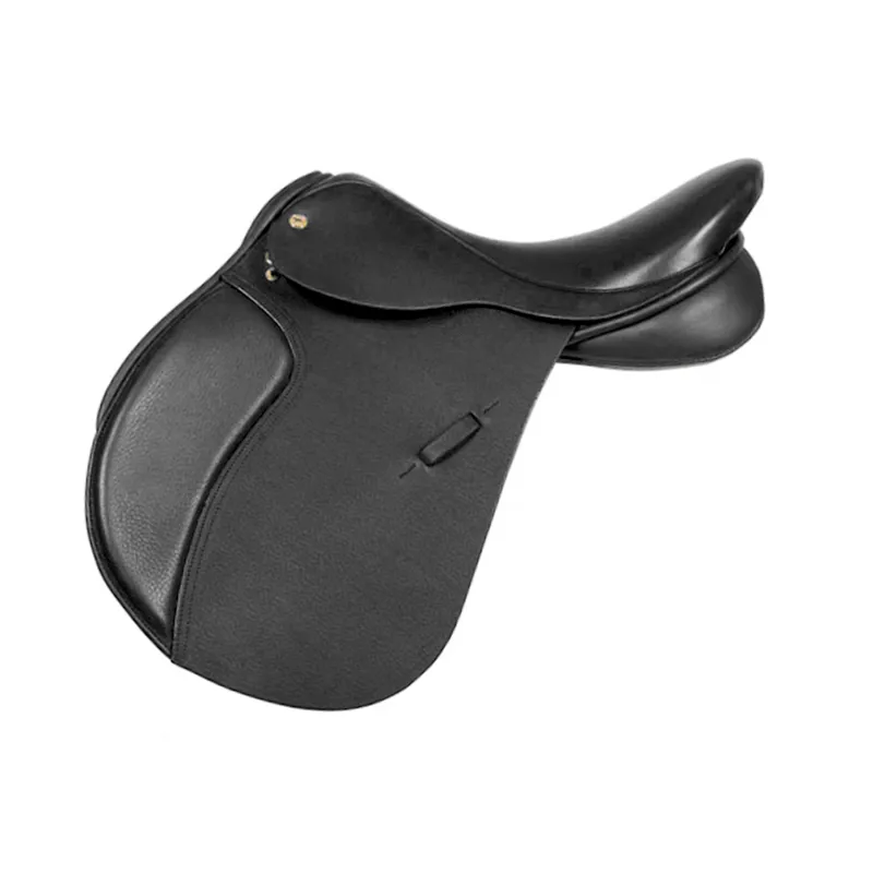 Black Country Saddle Event GP Square Cantle Front Gusset Vintage And Scrumph Black