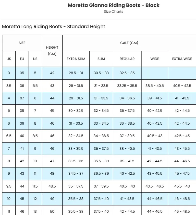 Shires Moretta Gianna Tall Riding Boots Standard/Wide Black-4