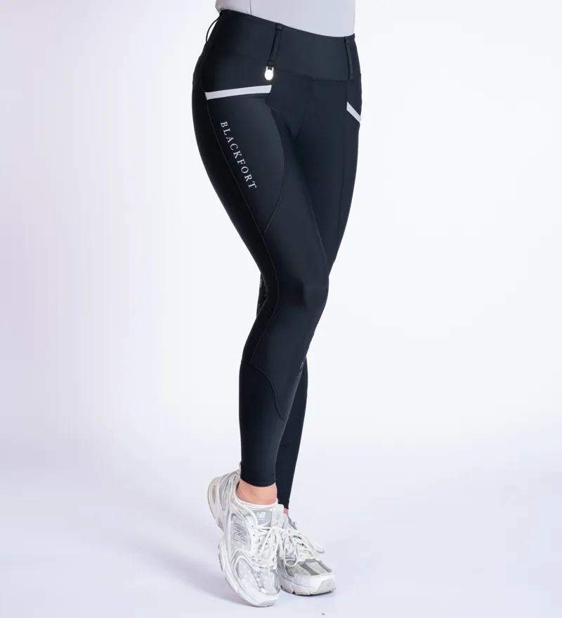Blackfort Equestrian Training Tights 3.0 Black/Mushroom-2
