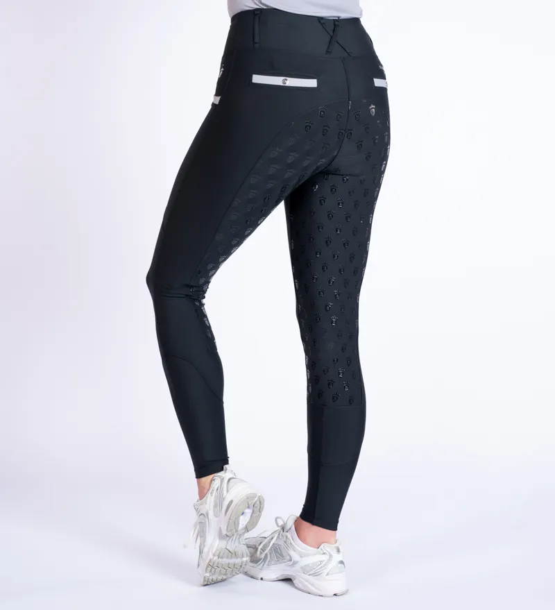 Blackfort Equestrian Training Tights 3.0 Black/Mushroom-4