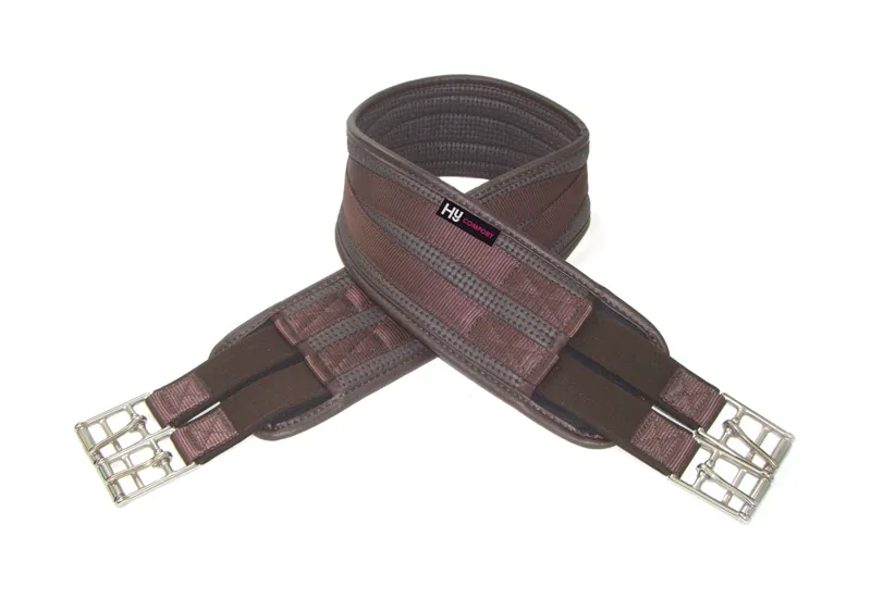 HyComfort Waffle Girth Elasticated Both Ends Brown