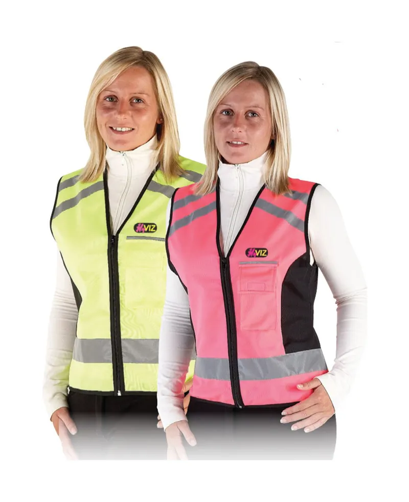 HyViz Waistcoat Please Pass Wide and Slow Orange/Black-2