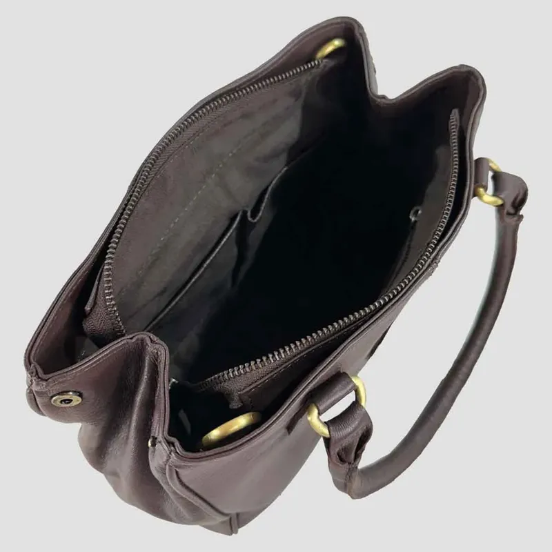 Grays Sadie Handbag With Snaffle Brown Leather-5
