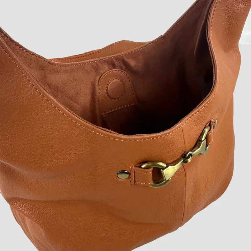 Grays Grace Slouchy Snaffle Handbag Tan-2