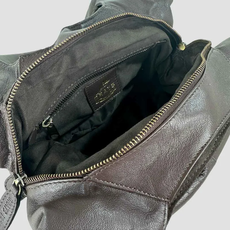 Grays Grace Slouchy Snaffle Handbag In Brown-3