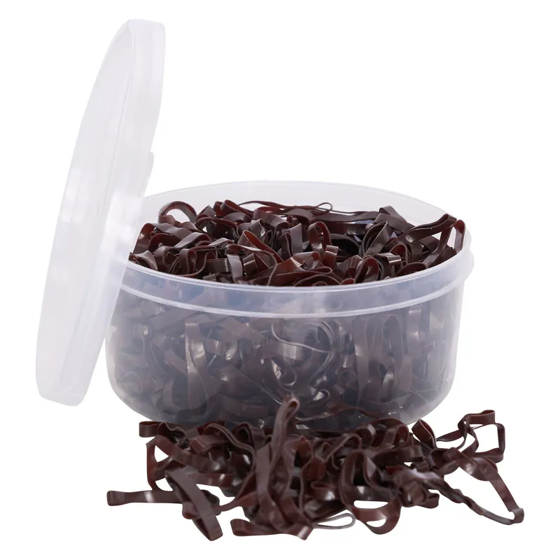 Imperial Riding Plaiting Bands Tub XL Brown