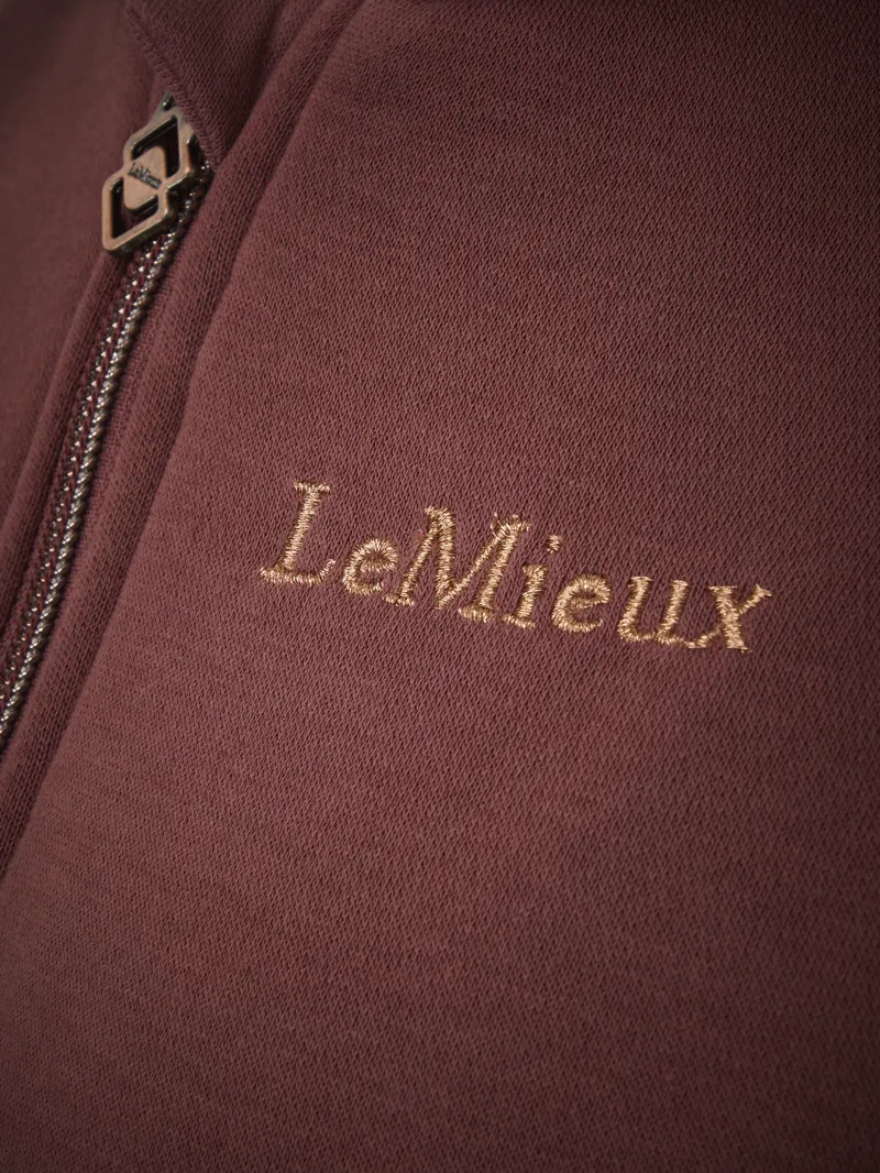 LeMieux Ladies Sherpa Hoodie Orchid-6