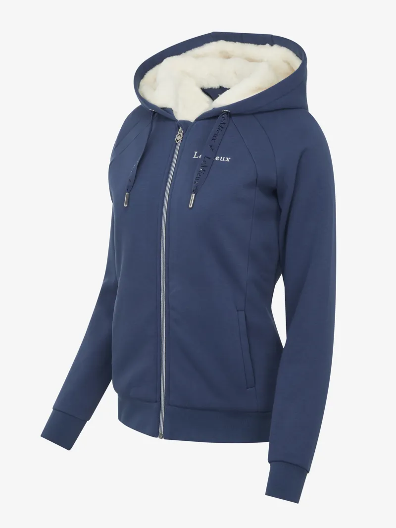 LeMieux Ladies Sherpa Hoodie Atlantic-2