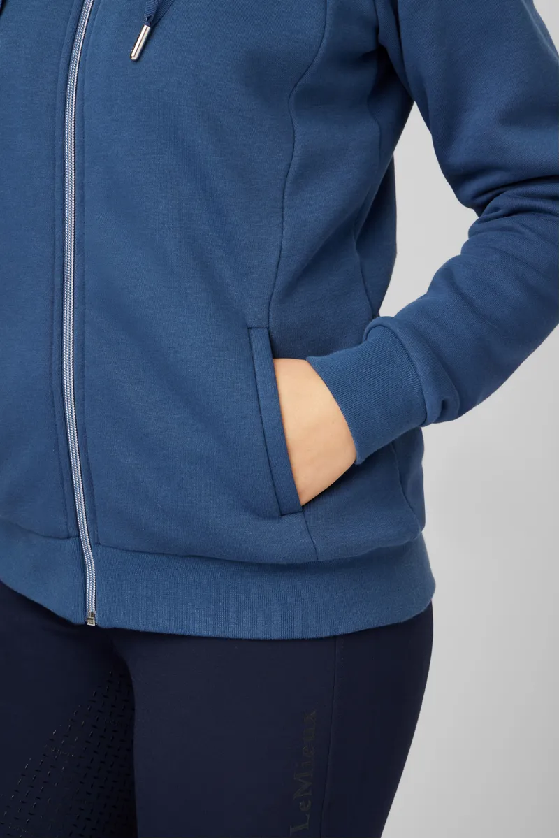 LeMieux Ladies Sherpa Hoodie Atlantic-7