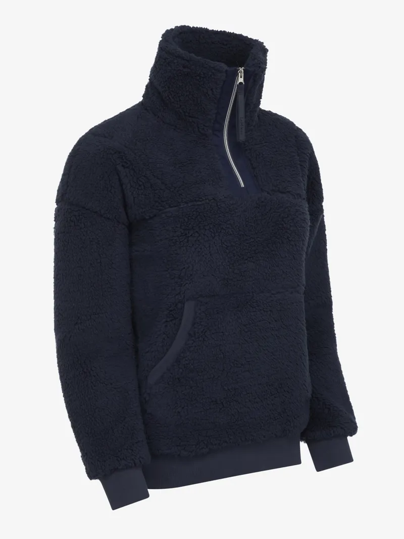 LeMieux Ladies Tara Teddy Fleece Navy-4