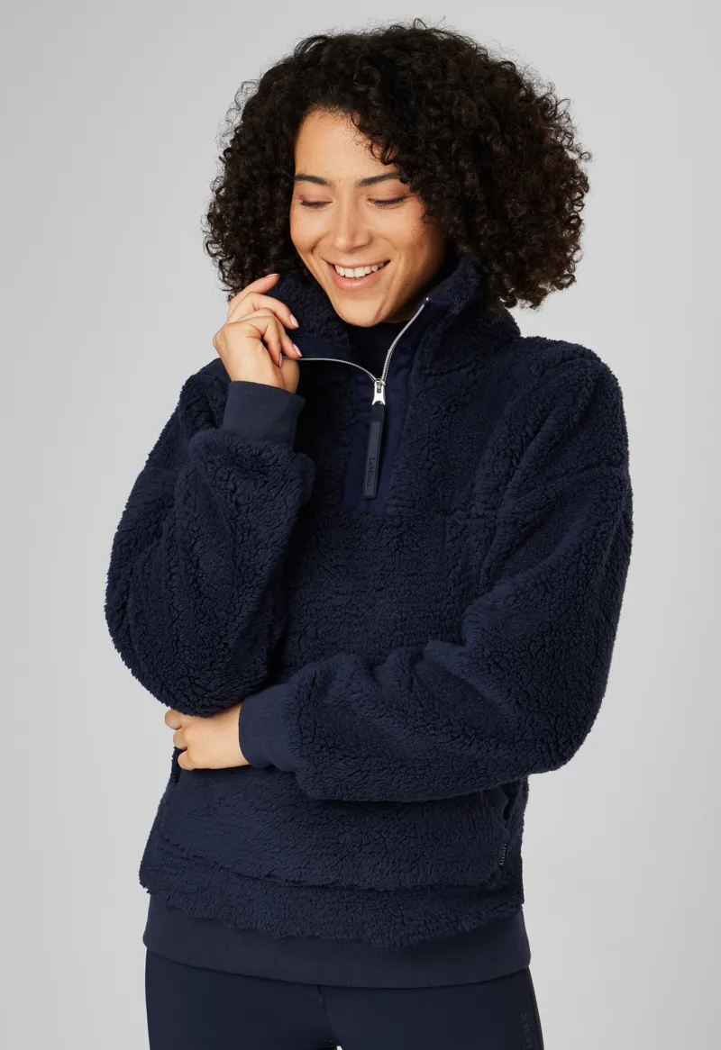LeMieux Ladies Tara Teddy Fleece Navy-8