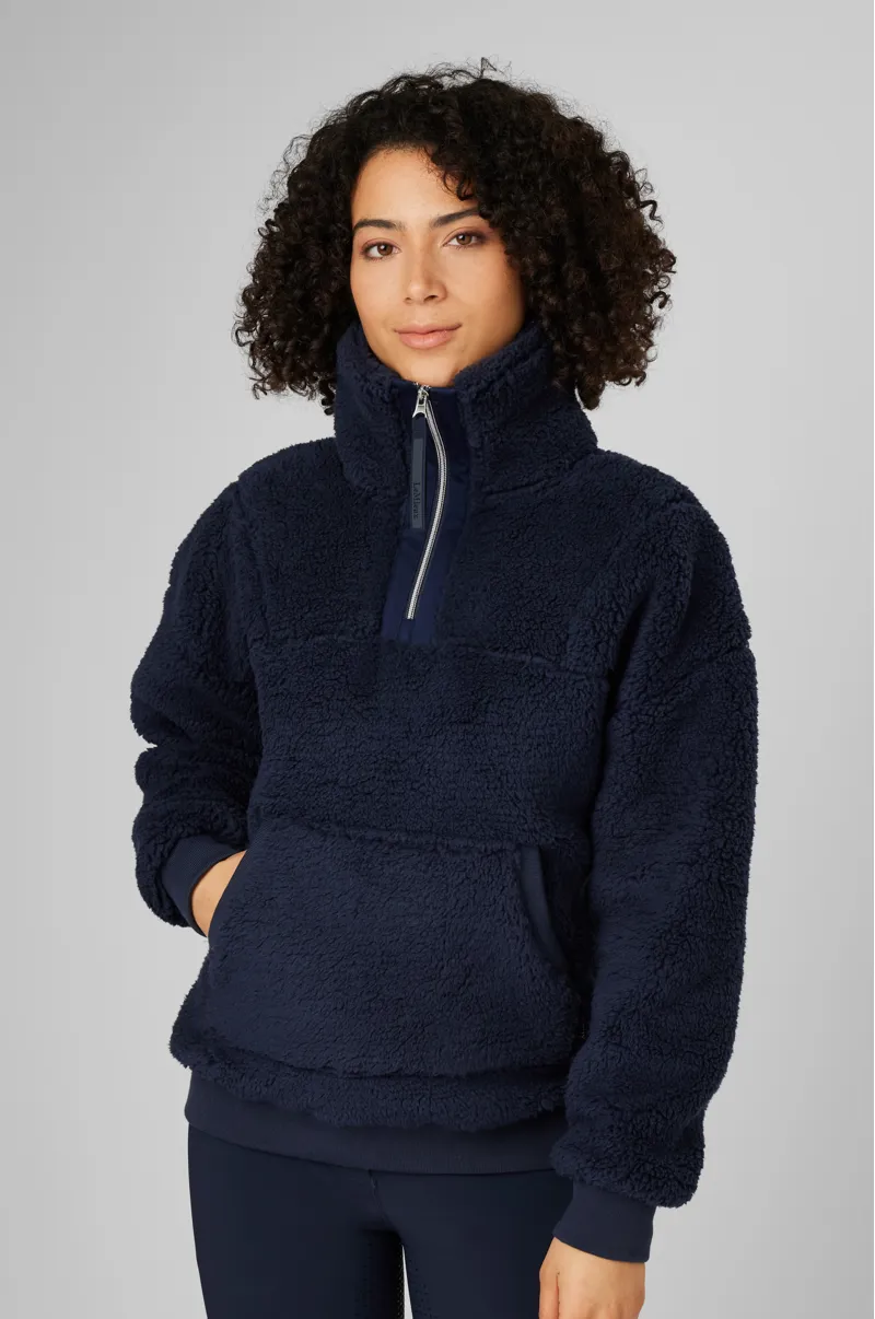 LeMieux Ladies Tara Teddy Fleece Navy