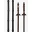 LeMieux Soft Rubber Reins With Stoppers Havana/Brass