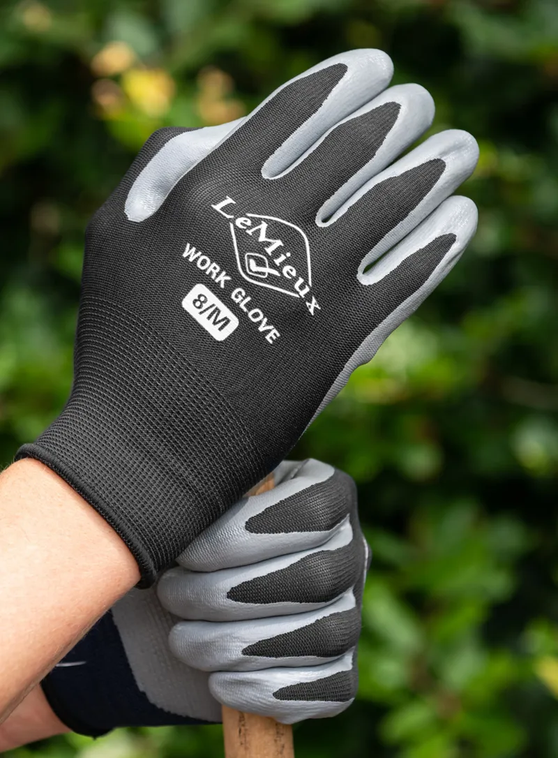 LeMieux Work Gloves Black