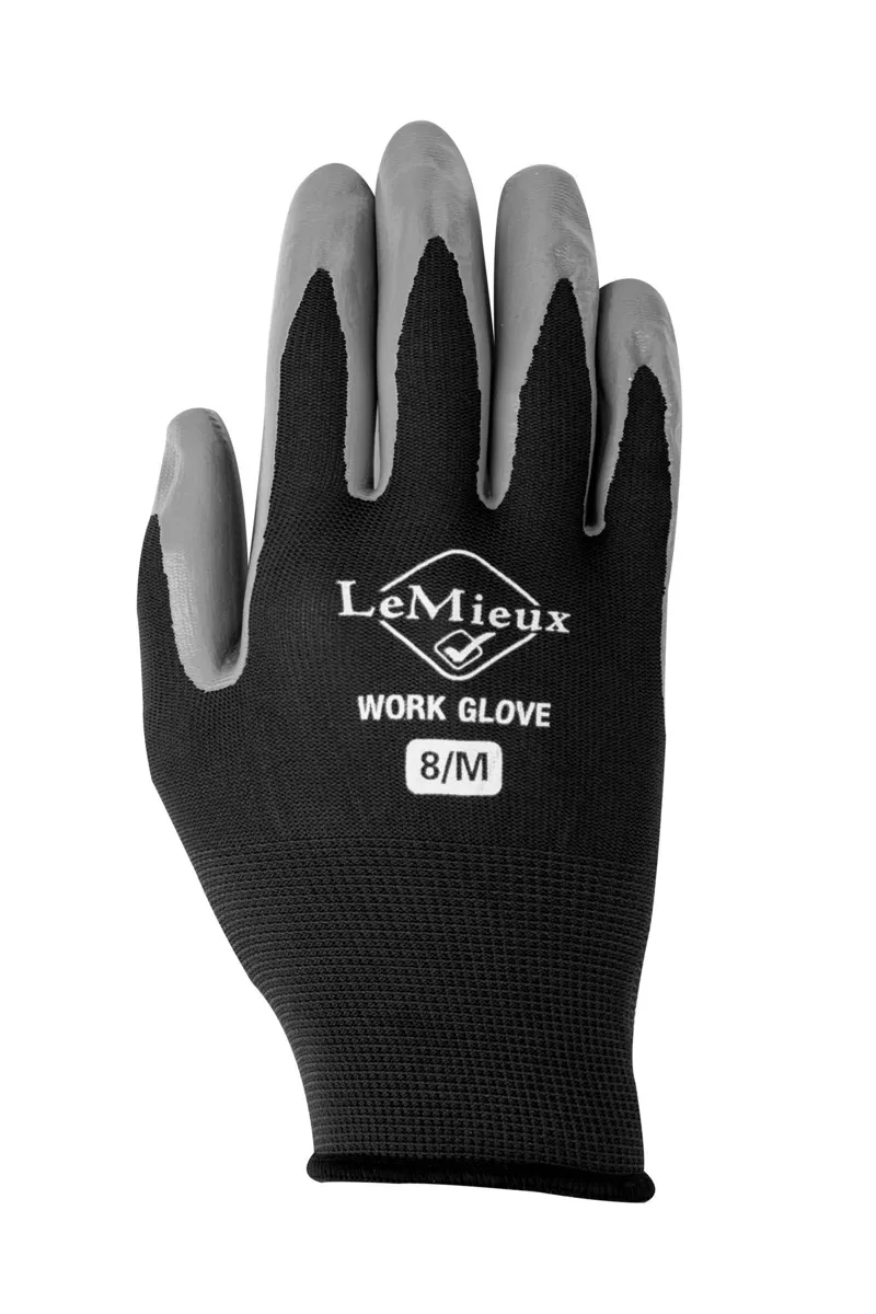 LeMieux Work Gloves Black-2