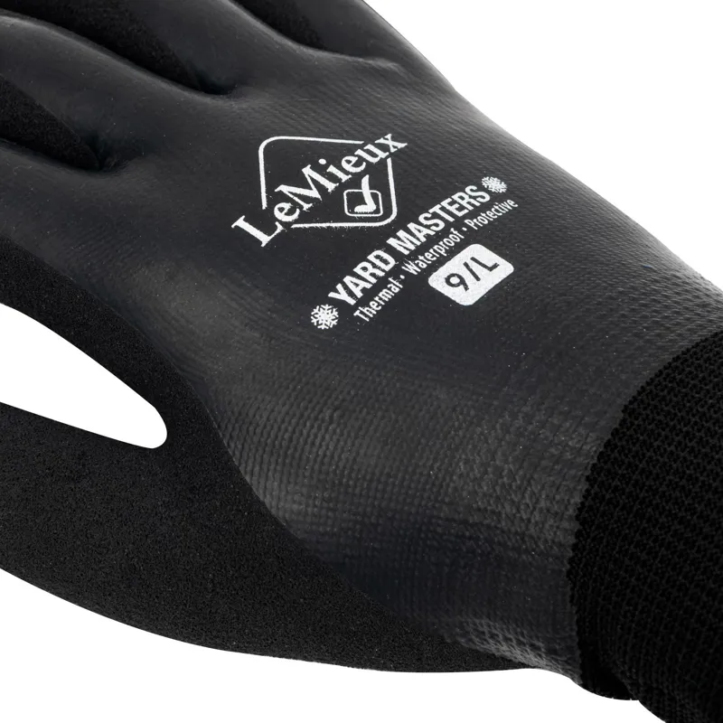 LeMieux Thermal Work Gloves Black-3