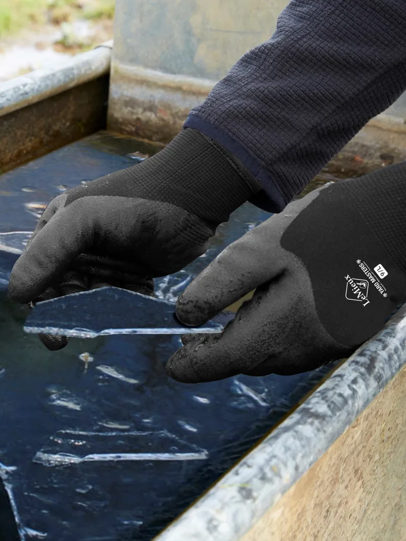 LeMieux Thermal Work Gloves Black-2