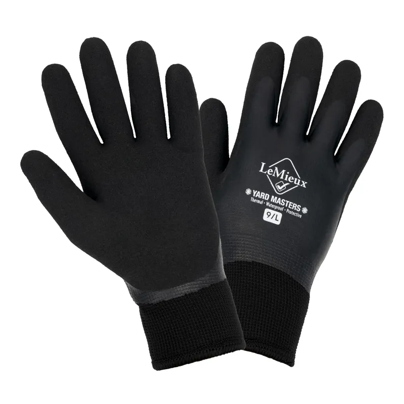 LeMieux Thermal Work Gloves Black