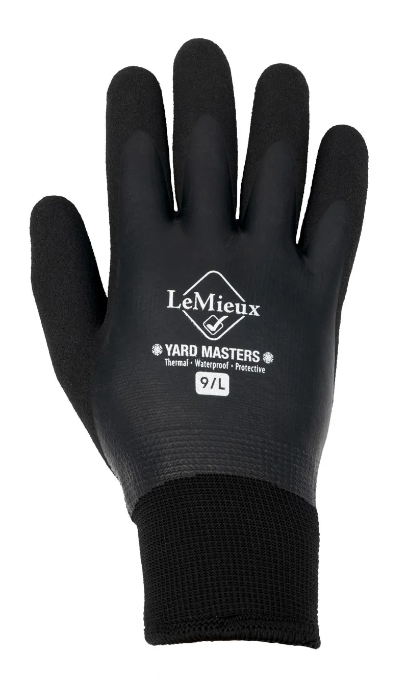 LeMieux Thermal Work Gloves Black-4