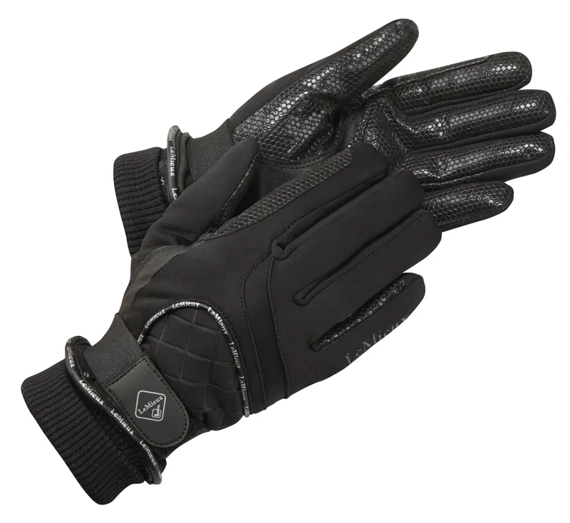 LeMieux Waterproof Lite Gloves Black