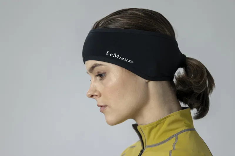 LeMieux Ear Warmer Headband Black-1