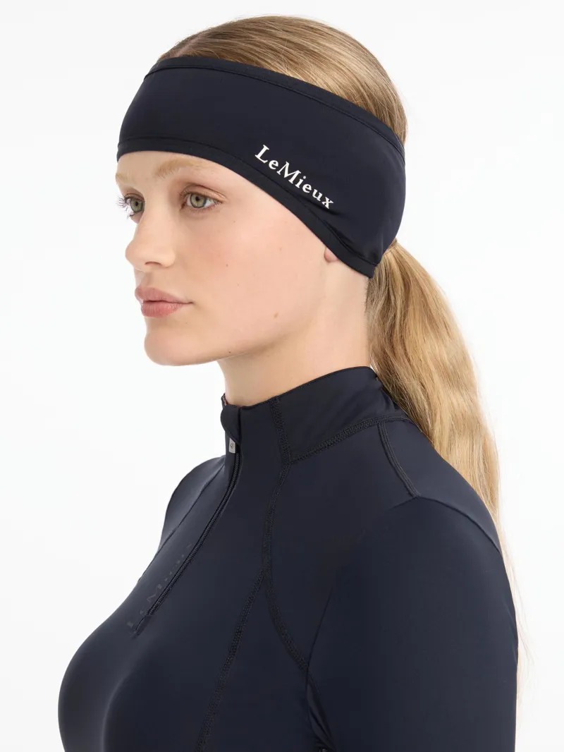 LeMieux Ear Warmer Headband Indigo-3