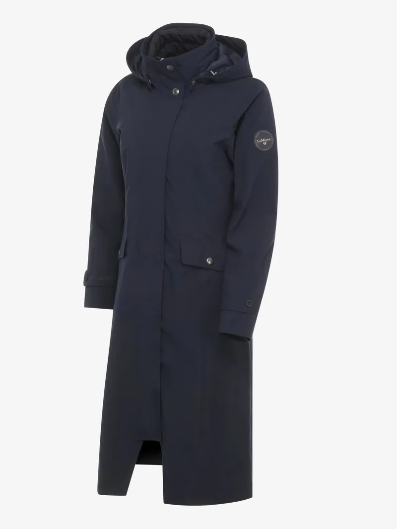LeMieux Amelie Waterproof Lightweight Riding Coat Navy-13