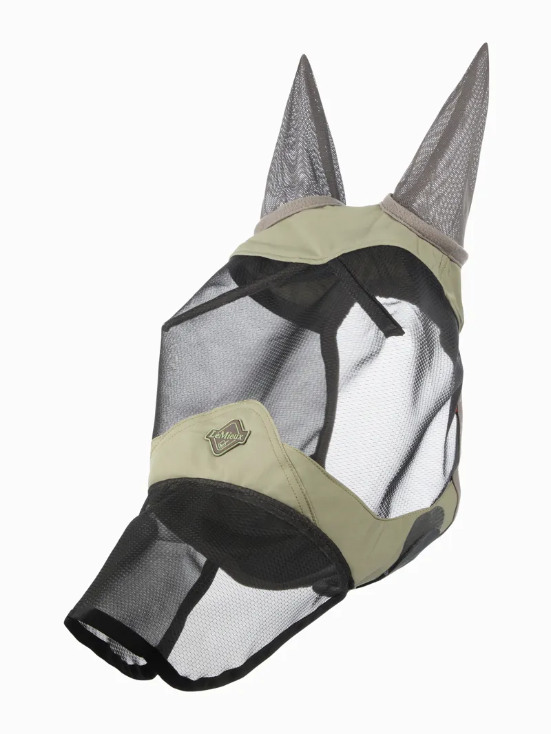 LeMieux Visor-Tek Full Fly Mask Fern-1