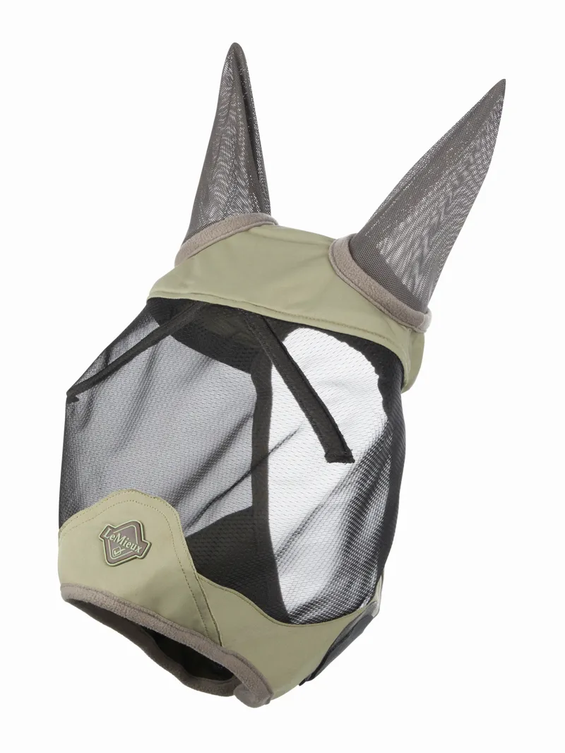 LeMieux Visor-Tek Half Fly Mask Fern-1