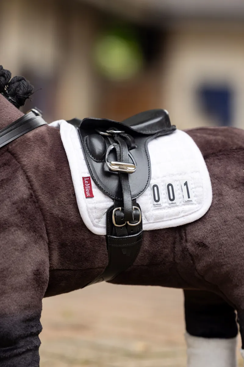 LeMieux Toy Pony Dressage Saddle Black-3