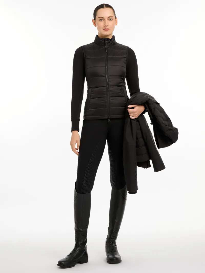 LeMieux Ladies Brooke Waterproof Hybrid Jacket Black-10