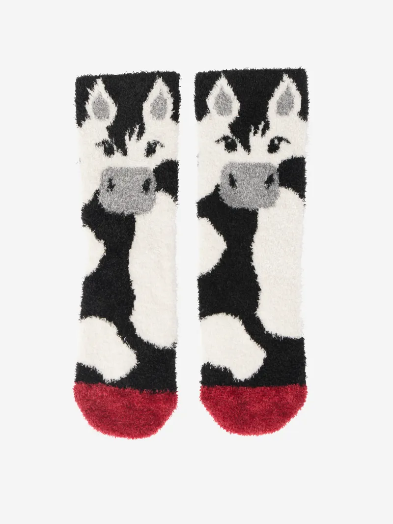 LeMieux Mini Fluffy Character Socks Razzle