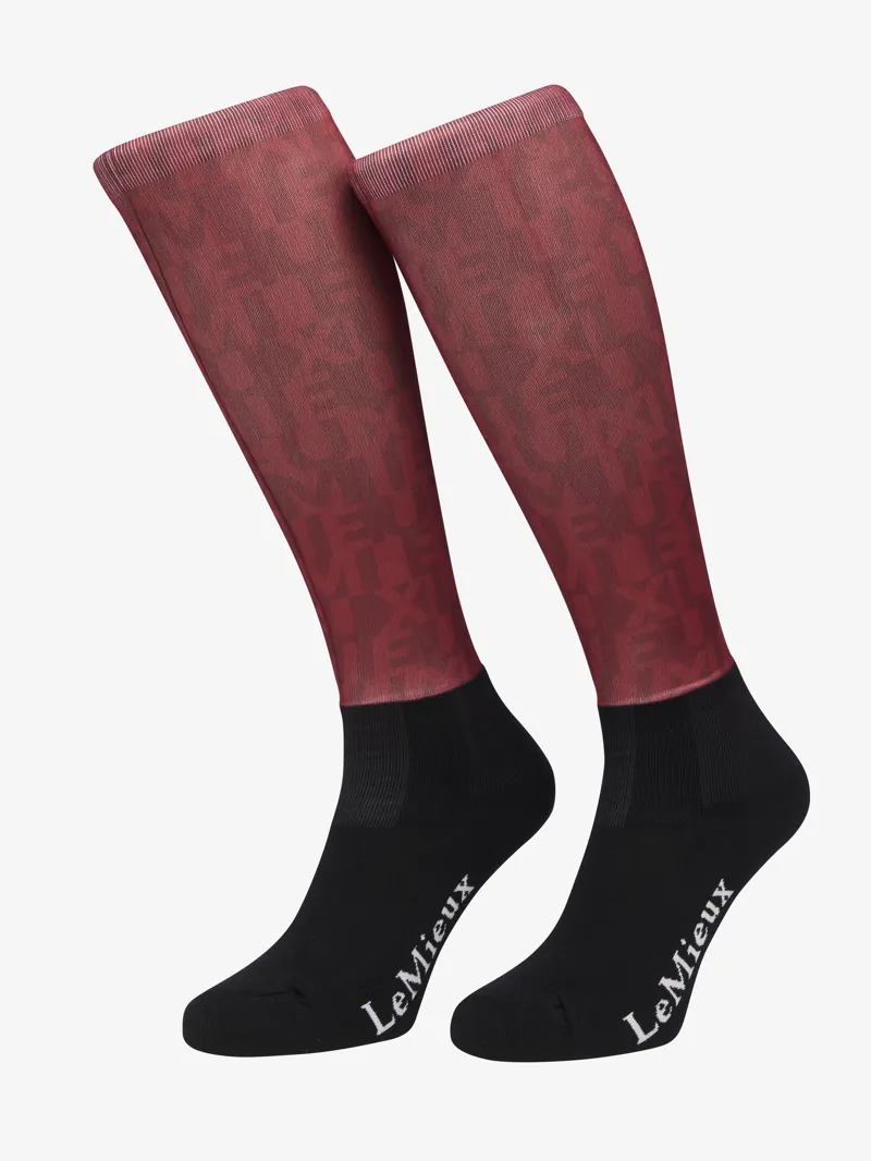 LeMieux Footsie Socks Casey Ember Adult-1