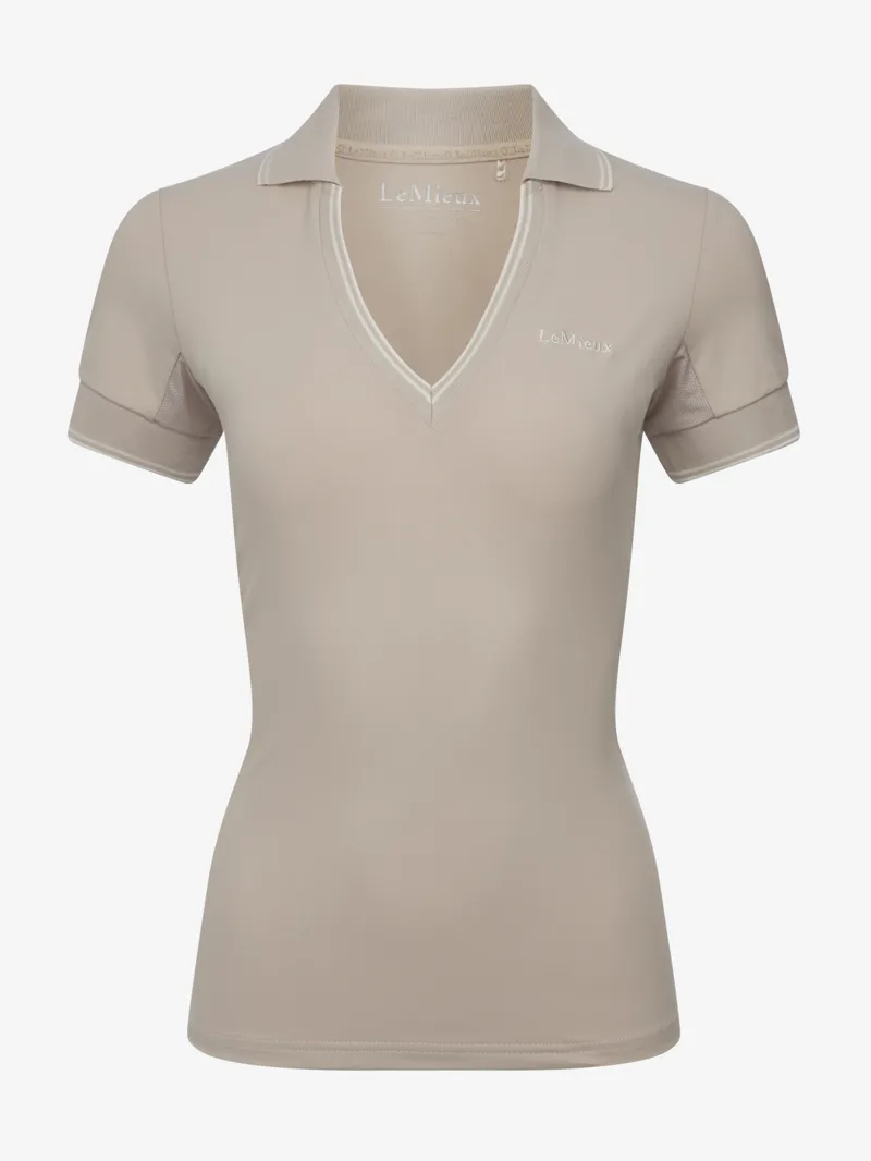 LeMieux Serena Sports Polo Stone-1
